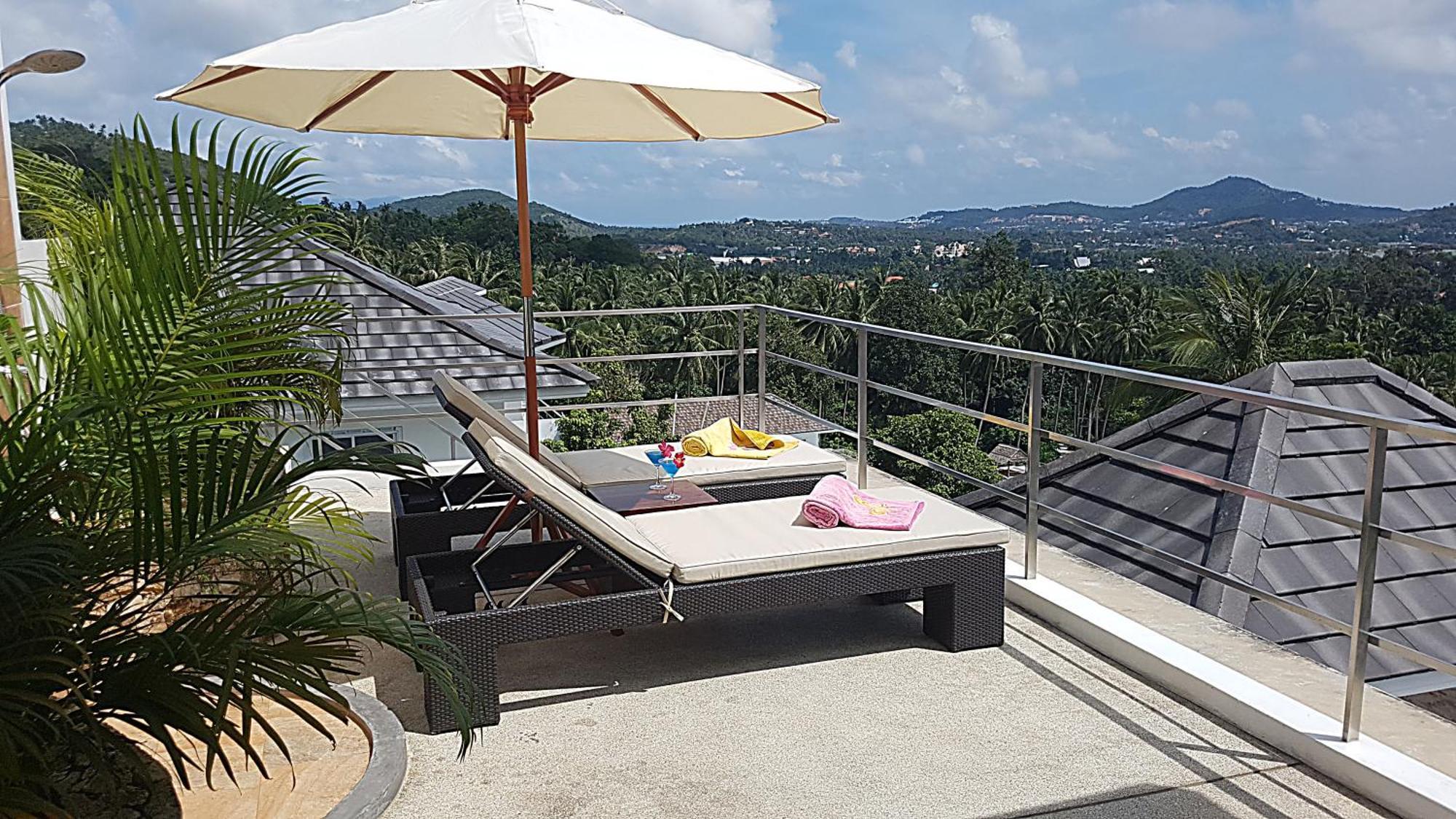 Villa Paradise, Pool And Sea View Chaweng Beach Exteriör bild